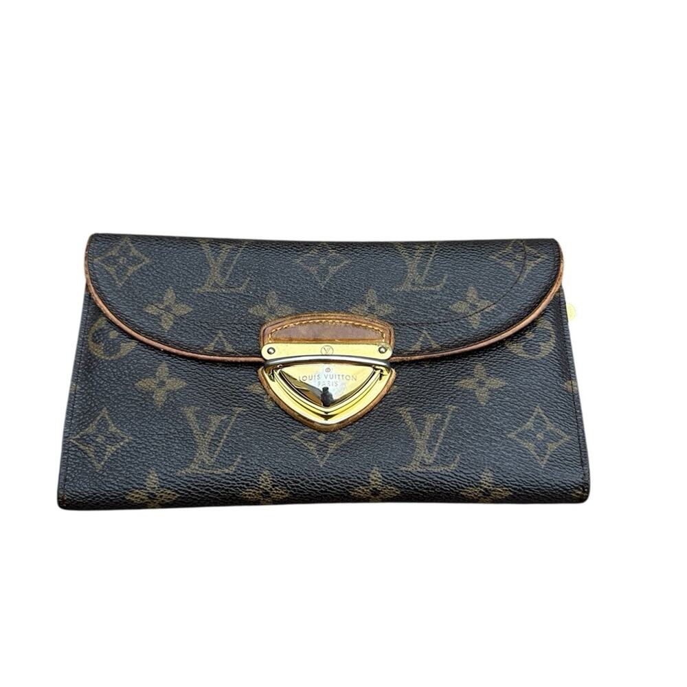 Monogram Pattern Coated Canvas Eugenie Wallet